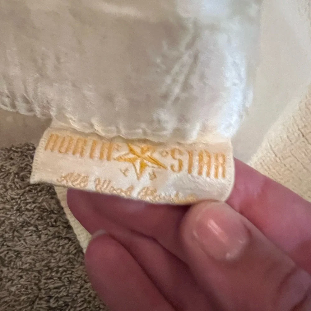 Vintage Northstar yellow blanket 42x34‎